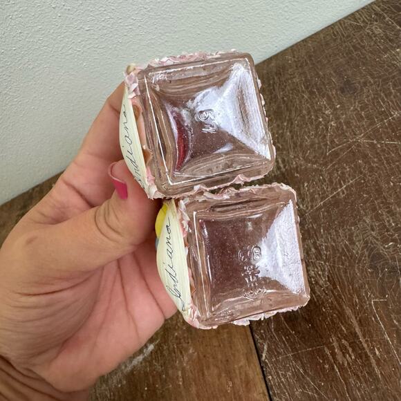 Vintage MCM Anchor Hocking Glass Sea Shell Salt and Pepper Shakers INDIANA - Picture 7 of 8